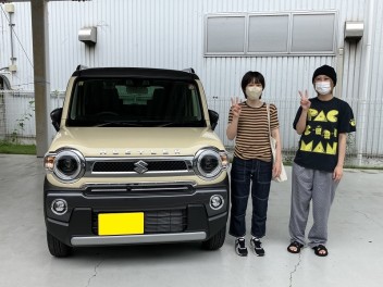 D様　ハスラーJ-STYLEⅡご納車おめでとうございます！